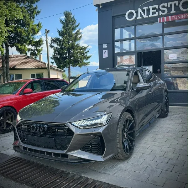 Audi A7 C8 2019+ with RS7-style body kit conversion