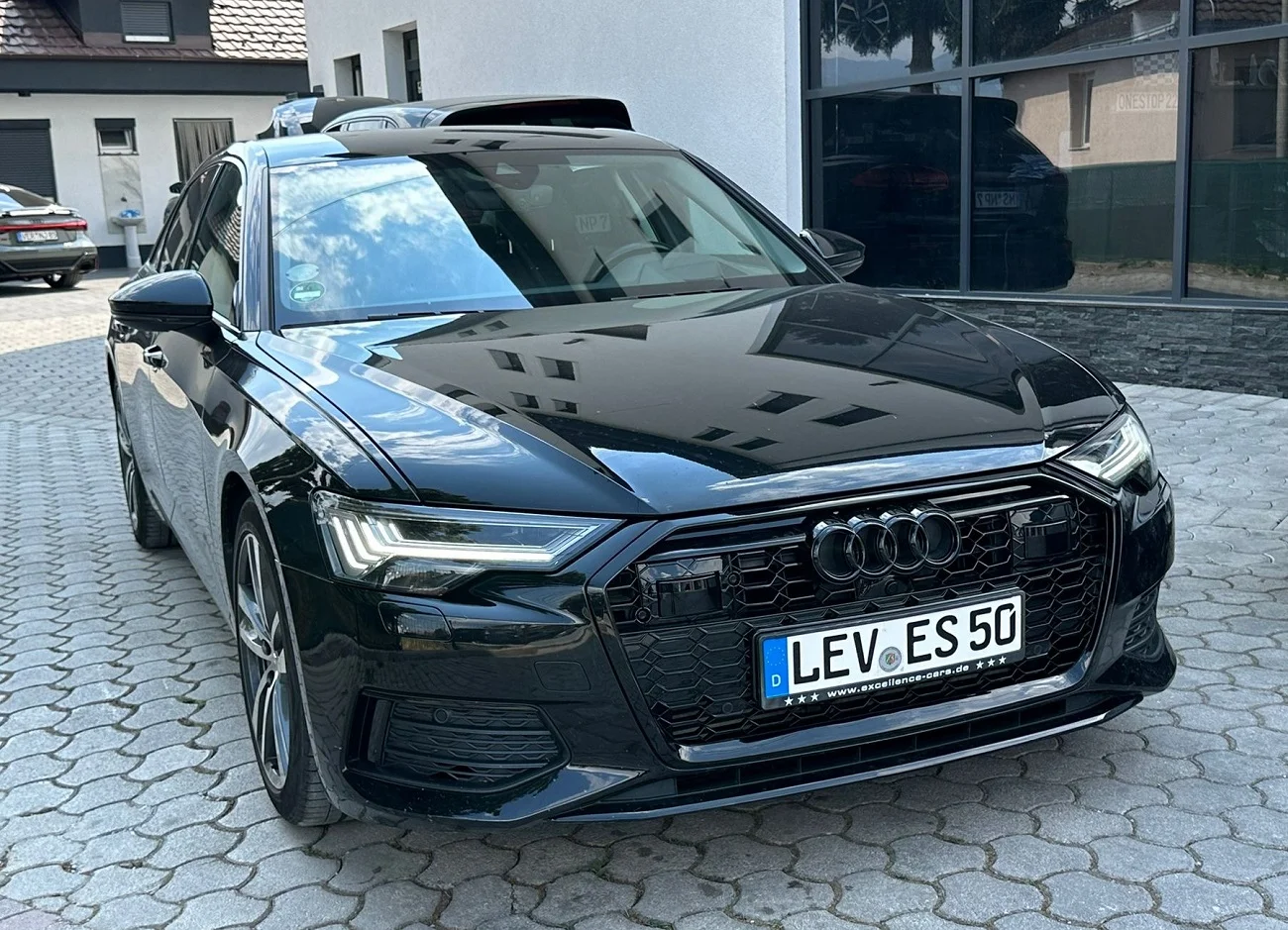 Audi A6 C8 front grille completed project