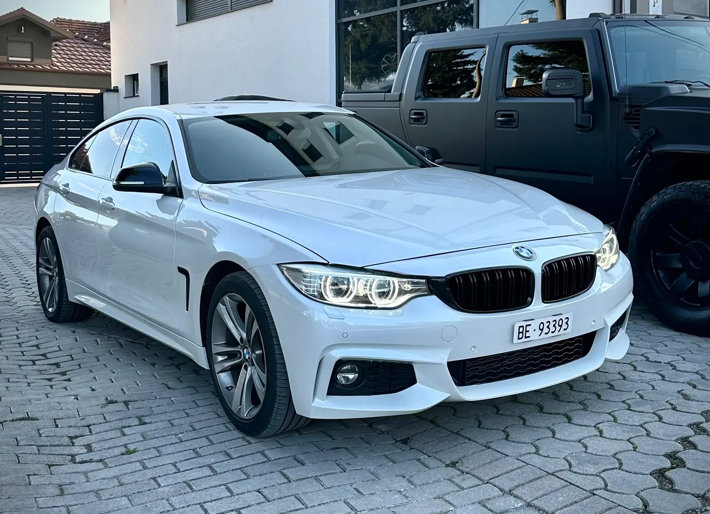 BMW 4 Series F36 Gran Coupé side view with M Tech side skirts