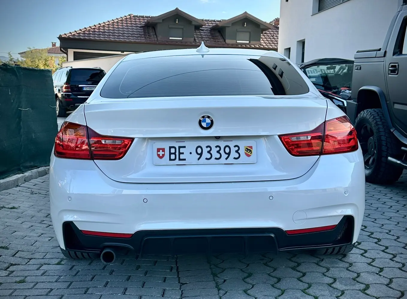 BMW 4 Series F36 Gran Coupé rear bumper with diffuser