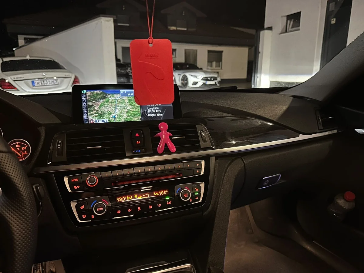 BMW 4 Series F36 cockpit with Galaxy Ambient Light installed