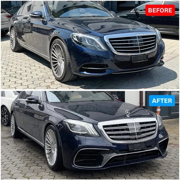 Mercedes-Benz S-Class W222 2015 with S63 AMG Facelift conversion
