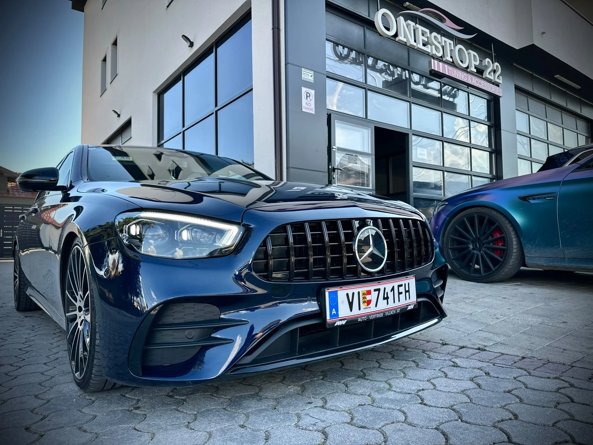 Mercedes E-Class 2022 Front Grille Upgrade