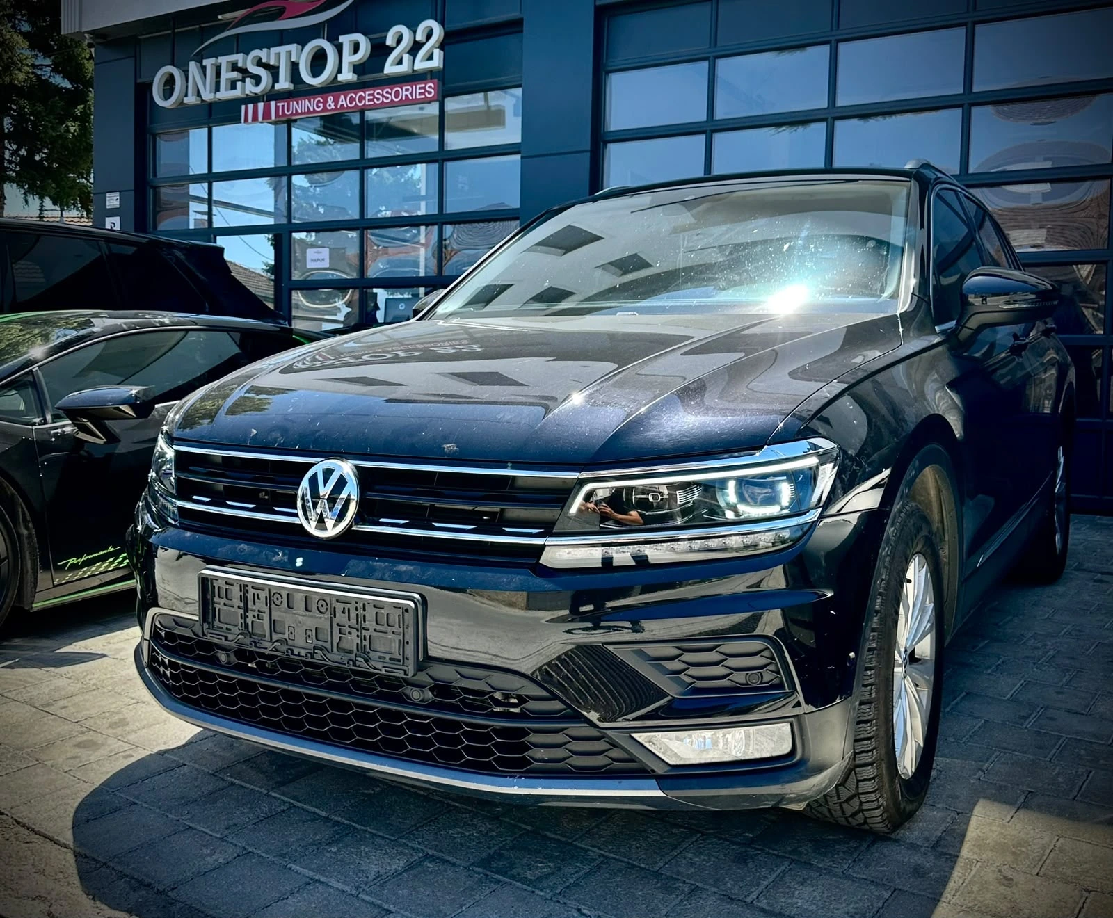 Volkswagen Tiguan LED headlights upgrade with facelift styling