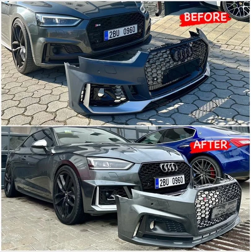 Audi S5 2018 with RS5 style front bumper upgrade
