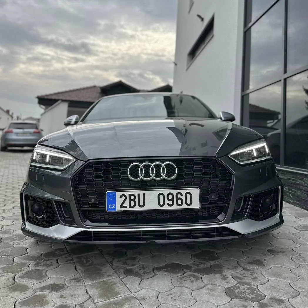 Audi S5 2018 RS5 style front bumper front view