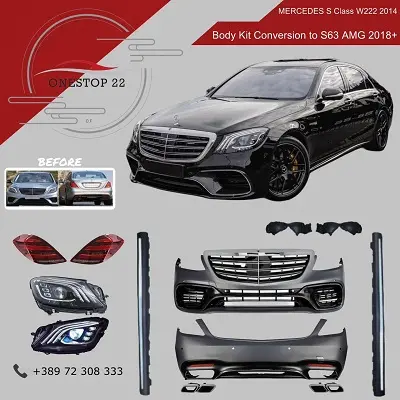 Mercedes-Benz S-Class W222 S63 AMG Facelift Upgrade